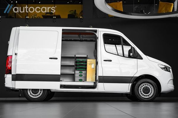 Mercedes Sprinter 317 CDI 170hk 9G-Tronic |Leasbar| Inredning|Drag|Läder - 2024