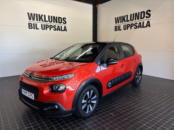 Citroen C3 1.2 PureTech 110 EAT Sensorer 5449mil Kupévärme - 2017