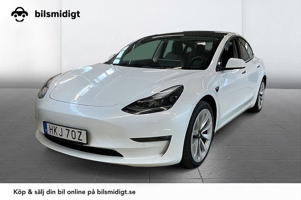 Tesla Model 3 Long Range AWD Pano Läder Autopilot MOMS 498hk - 2022