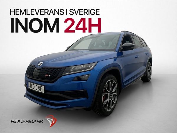 Skoda Kodiaq RS 2.0 TDI 4x4 7-Sits Pano Cockpit CANTON Drag - 2019
