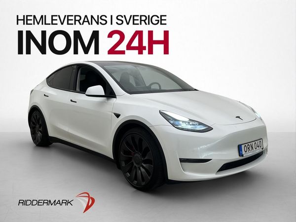 Tesla Model Y Performance Värmepump Autopilot Rattvärme - 2022