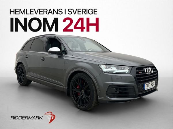 Audi SQ7 4.0 TDI V8 Q 435hk Cockpit BOSE 360° D-Värm Nav HuD - 2017