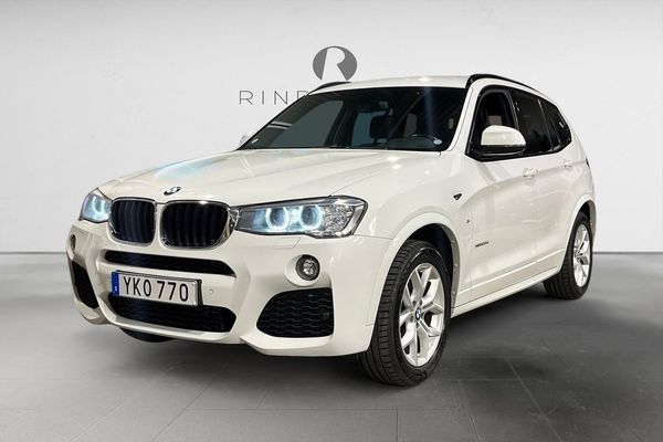 BMW X3 xDrive20d 190 HK AUT M-SPORT D-VÄRM DRAG NAVI LED PDC - 2017