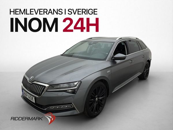 Skoda Superb PHEV L&K Skinn Cockpit Canton Värmare Drag 218h - 2023