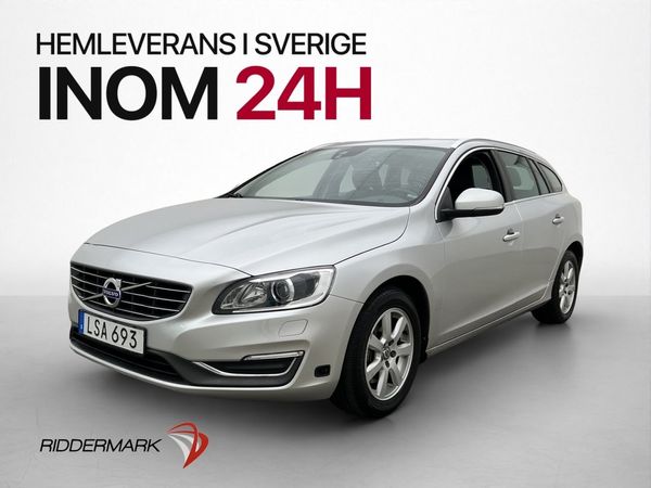 Volvo V60 D4 181hk AWD Summum Skinn Drag Värmare VOC - 2015
