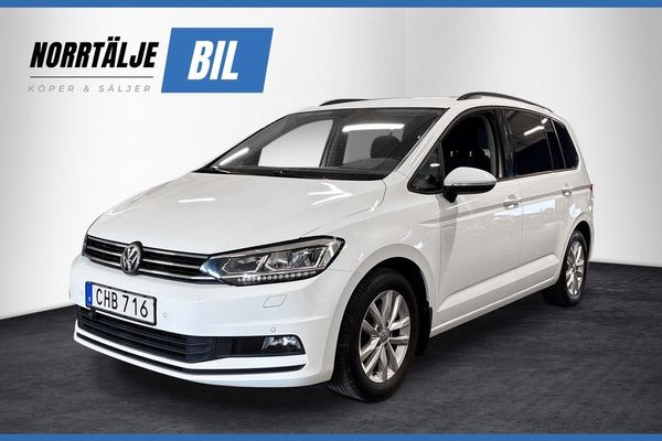 Volkswagen Touran 7-SITS 1.2 110 HK DRAG VÄRMARE BACKKAMERA CARPLAY PDC - 2018