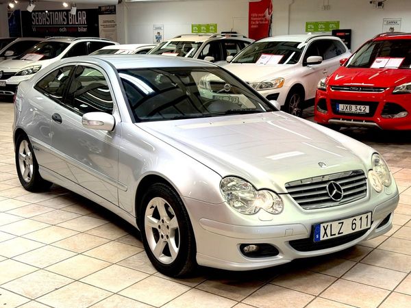 Mercedes C180 Kompressor Sportcoupé automat 143Hk nybes - 2006