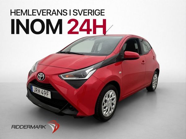 Toyota Aygo 1.0 72hk X-PLAY Kamera Bluetooth 0.42 l/mil - 2021