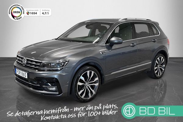 Volkswagen Tiguan 2.0 TDI 240HK 4Motion GTS R-LINE DRAG VÄRMARE SKINN - 2020