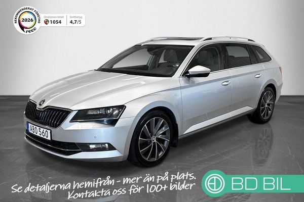 Skoda Superb 2.0 TDI 4x4 L&K Panorama Helskinn Värmare Canton Drag - 2019