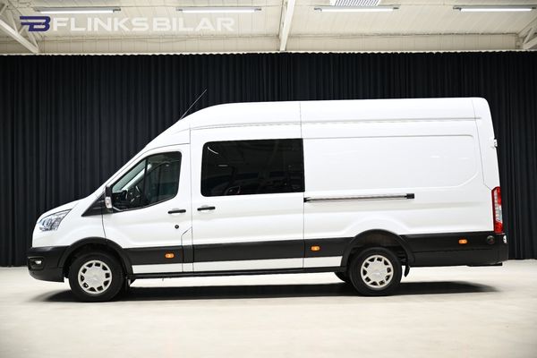 Ford Transit 350 2.0 185HK L4 Dubbelhytt|3.5ton-dragvikt|Moms|SeUtr! - 2021