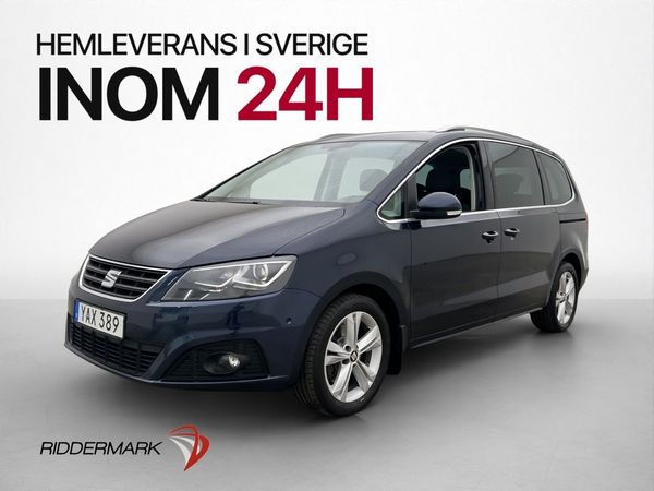 Seat Alhambra 2.0 TDI Pano Navi 7-Sits Drag D-värm Halvskinn - 2016