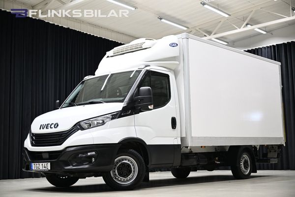 Iveco Daily 136HK Automat|Volymskåp|Bakgavellyft|Kylbil|Sidodörr - 2023
