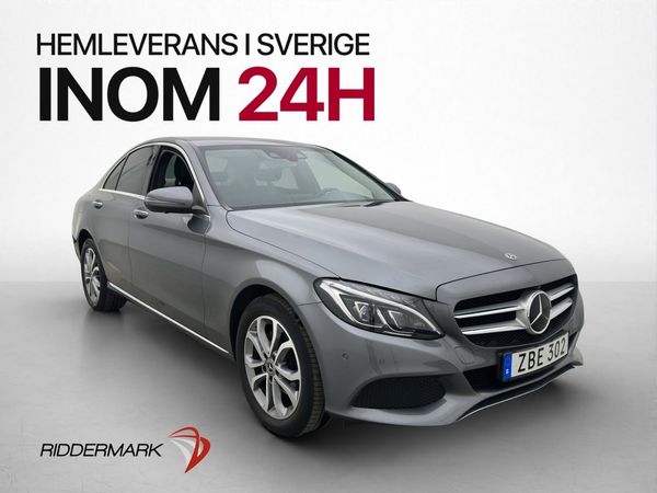 Mercedes C200 184hk 0.68l/mil Drag 360° Navi Adtiv-F - 2018