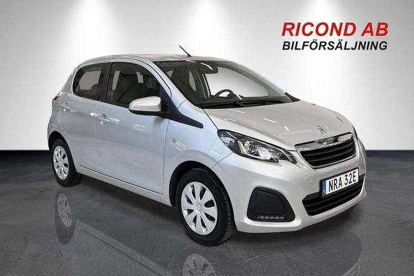 Peugeot 108 5-DÖRRAR 1.0 VTi EU6 BACKKAMERA 360KR SKATT 0.48L/MILEN - 2021