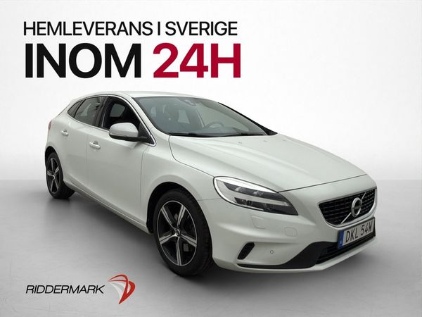 Volvo V40 T3 152hk R-Design Värmare Drag Skinn/Alcantara - 2019