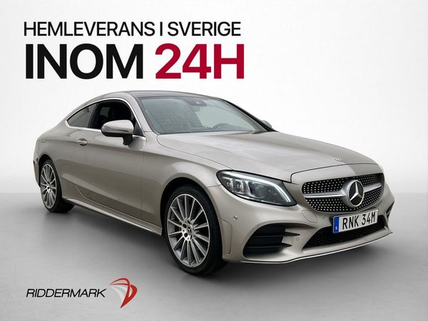 Mercedes C220 d 4M AMG Cockpit Pano Värmare Kamera - 2020