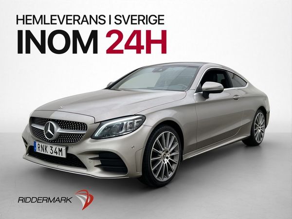 Mercedes C220 d 4M AMG Cockpit Pano Värmare Kamera - 2020