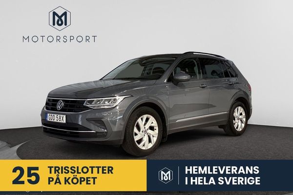 Volkswagen Tiguan 150hk Aut Dragkrok Adap-fart Carplay Backkamera Värmare - 2022