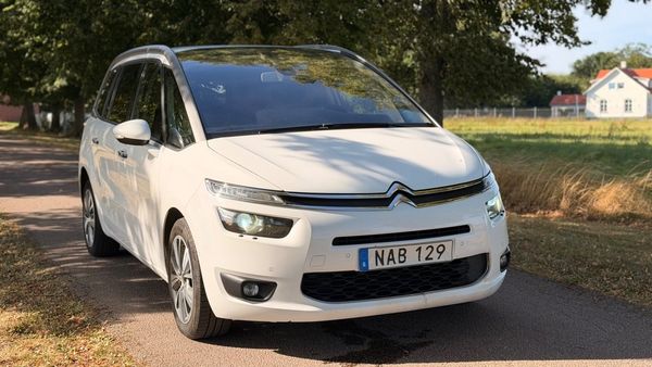 Citroen C4 Grand Picasso 1.6 BlueHDi EAT Euro 6 7-sits, Svensksåld, GPS Kamera, - 2016