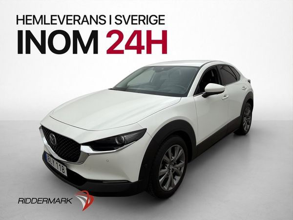 Mazda CX-30 2.0 180hk Cosmo Bose HuD Skinn M-Värm 360° Drag - 2019