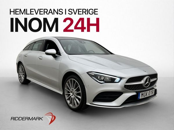 Mercedes CLA250 e SB AMG Pano Wide Värmare Kamera Drag - 2023