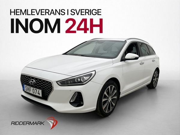 Hyundai i30 Wagon 140hk Premium Navi Kamera Halvskinn Drag - 2018