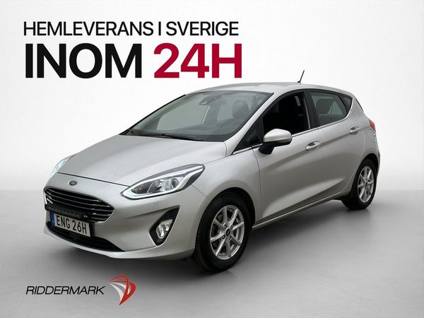 Ford Fiesta 125hk Titanium LED-Ramp P-Sensorer CarPlay - 2021