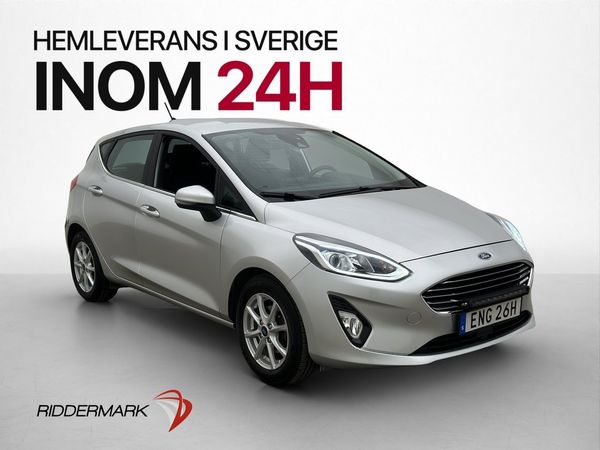 Ford Fiesta 125hk Titanium LED-Ramp P-Sensorer CarPlay - 2021