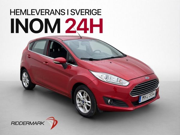 Ford Fiesta EcoBoost 100hk Titanium Låg-Årsskatt 0,46l/mil - 2016