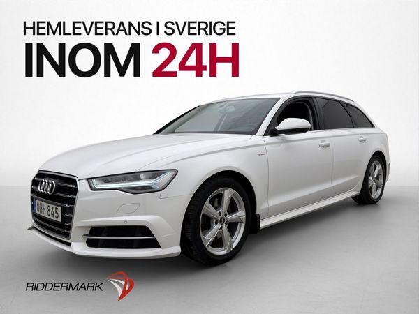 Audi A6 Avant TDI Q S-Line D-Värm Sensorer Farthållare Drag - 2017