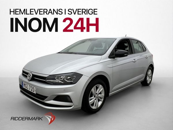 Volkswagen Polo 1.0 TSI 95hk P-Sensorer 0.47 l/mil Bluetooth - 2019