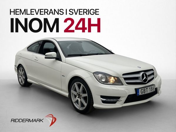 Mercedes C180 Coupé 156hk AMG Sport Halvskinn - 2012