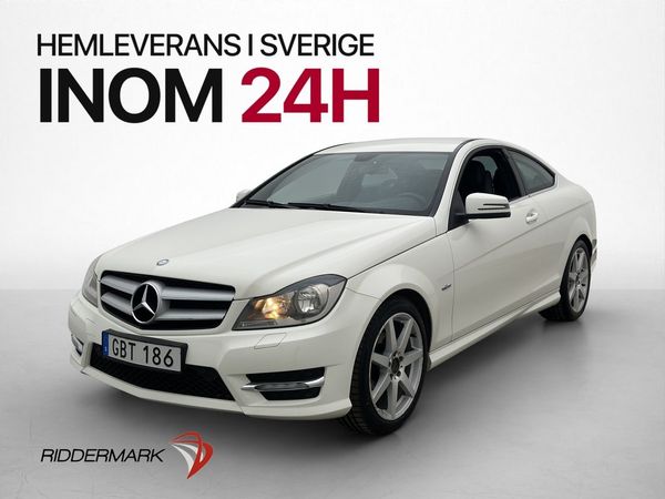 Mercedes C180 Coupé 156hk AMG Sport Halvskinn - 2012