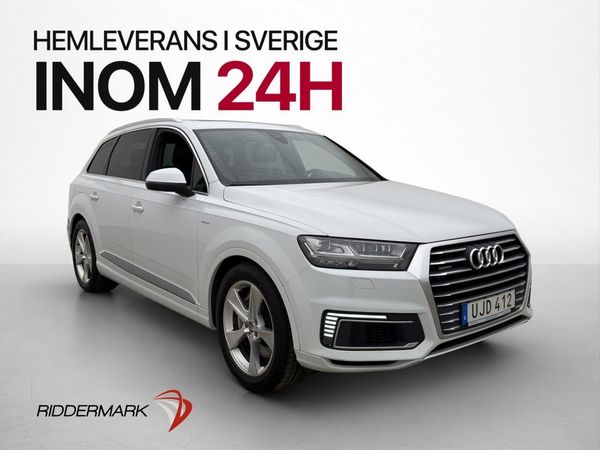 Audi Q7 e-Tron TDI Q 373hk Pano BOSE-Ljud Luftfjädring Drag - 2017