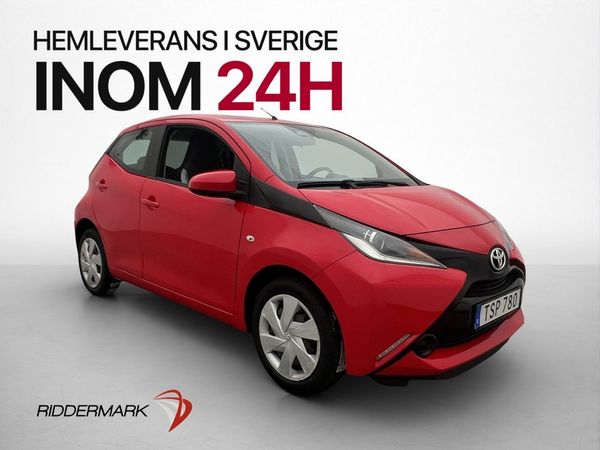 Toyota Aygo 1.0 VVT-i 69hk X-PLAY 2-Brukare 0.42 l/mil - 2018