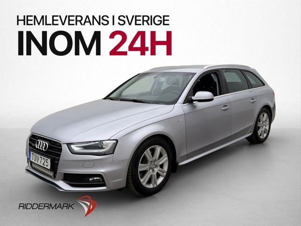 Audi A4 TDI Quattro 190hk S-Line LED-Ramp P-Sensorer Drag - 2015