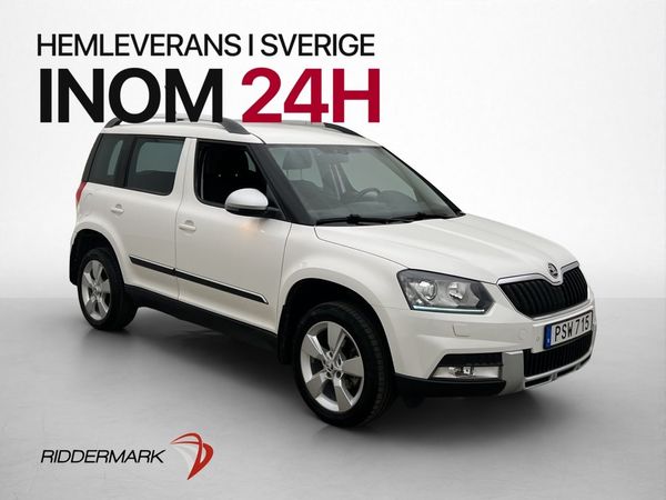 Skoda Yeti TDI 4x4 Drivers Edt D-Värmare Kamera Drag - 2015