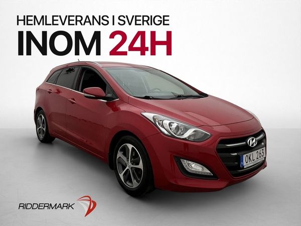 Hyundai i30 Kombi 1.6 GDI 135hk Comfort Dragkrok P-Sensorer - 2017