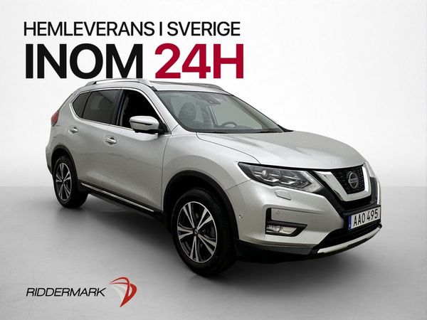Nissan X-Trail 1.3 DIG-T 160hk Tekna 7-Sits Pano 360° Skinn - 2021