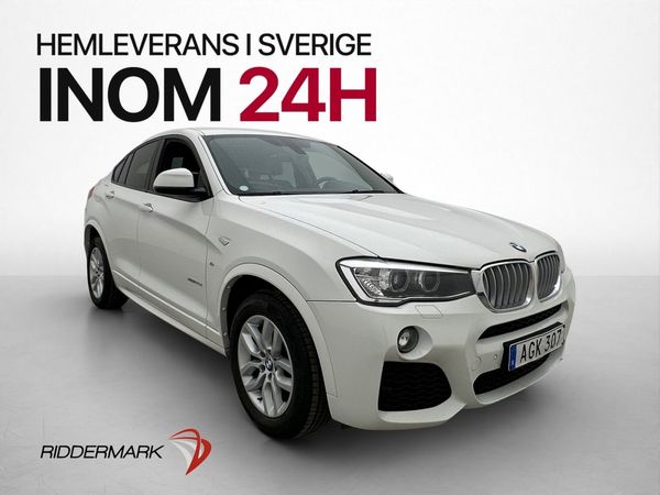 BMW X4 xDrive35d 313hk M Sport D-Värm HiFi Navi Skinn - 2015