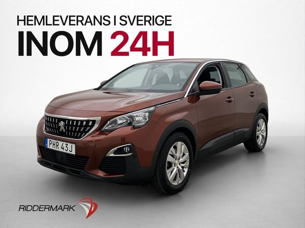 Peugeot 3008 1.2 PureTech 131hk Active Värmare Drag CarPlay - 2018