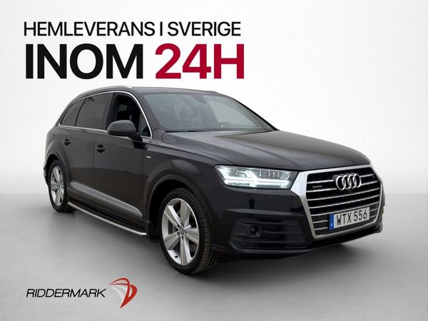 Audi Q7 TDI V6 Q S-Line 7-Sit Cockpit Luftfjädring BOSE Drag - 2018