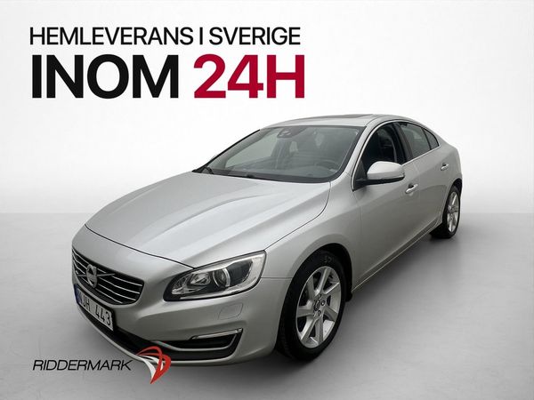 Volvo S60 D4 Summum Taklucka VOC Värmare Navi Skinn Dragkrok - 2014