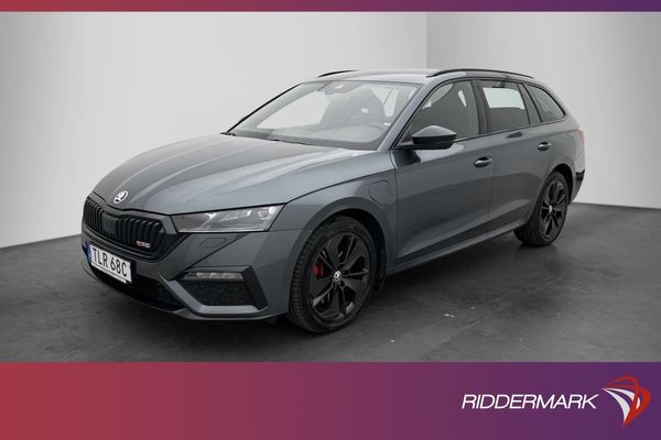 Skoda Octavia RS iV 245hk Plug-in Värmare B-Kamera Moms - 2021
