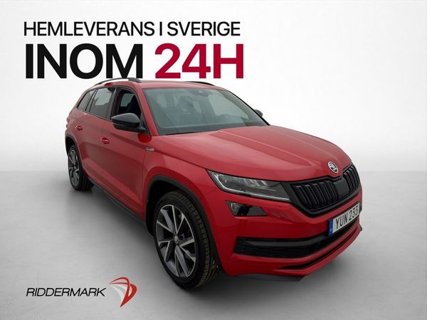 Skoda Kodiaq 2.0 4x4 190hk Sportline Canton Värm Kamera Drag - 2019