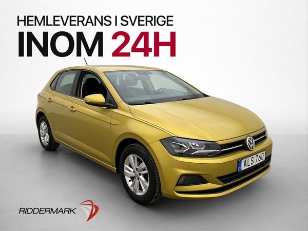 Volkswagen Polo 1.0 TSI 95hk P-Sensorer Bluetooth 0,44L/mil - 2018