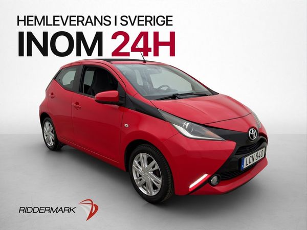 Toyota Aygo 1.0 VVT-i 69hk X-WAVE Canvastak Kamera Halvskinn - 2015