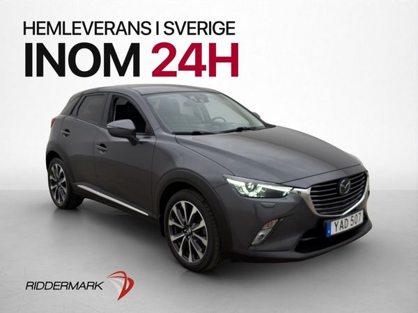 Mazda CX-3 2.0 120hk Optimum BOSE HUD M&K-Värmare Kamera - 2015