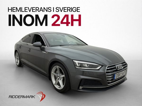 Audi A5 Sportback TDI Quattro 190hk S-Line Dragkrok Sensorer - 2019
